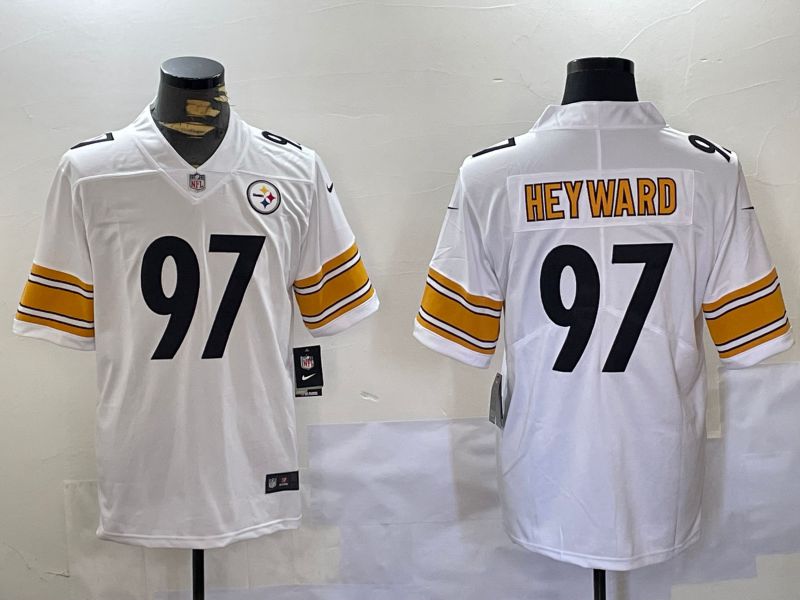 Men Pittsburgh Steelers 97 Heyward 2024 Nike Limited NFL Jersey style 1
